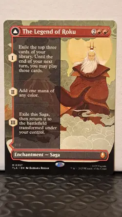 MTG Avatar - The Legend of Roku #357 "Borderless" (Mythic Enchantment) - Image 1