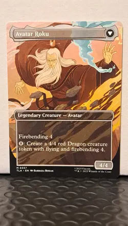 MTG Avatar - The Legend of Roku #357 "Borderless" (Mythic Enchantment) - Image 2