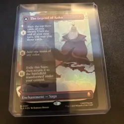 The Legend of Roku FOIL Borderless 357 Avatar TLA MTG Mythic Unplayed Mint M/NM - Image 1
