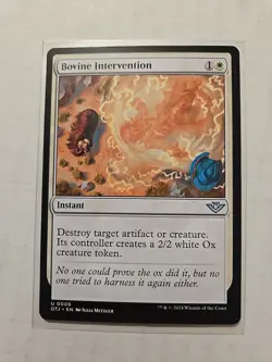 Bovine Intervention - Outlaws of Thunder Junction - LP - Uncommon - Instant - Image 1