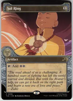 MTG Sol Ring (Showcase) Normal NM Avatar: The Last Airbender: Eternal-Legal Magi - Image 1