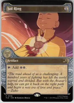 MTG Sol Ring (Showcase) Normal NM Avatar: The Last Airbender: Eternal-Legal Magi - Image 1
