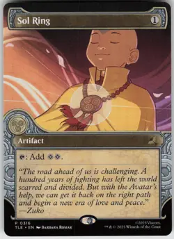 MTG Sol Ring (Showcase) Normal NM Avatar: The Last Airbender: Eternal-Legal Magi - Image 1