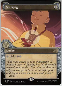 MTG Sol Ring (Showcase) Normal NM Avatar: The Last Airbender: Eternal-Legal Magi - Image 1
