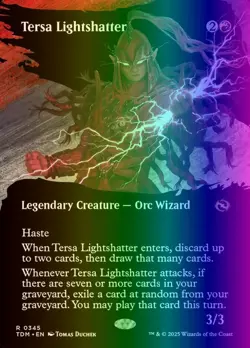 MTG Magic the Gathering Tersa Lightshatter (345/485) Tarkir Dragonstorm NM FOIL - Image 1