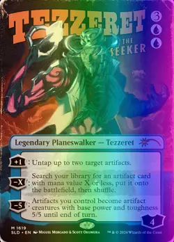 MTG Tezzeret the Seeker (1619/3004) Secret Lair Drop Series NM FOIL- Rainbow - Image 1