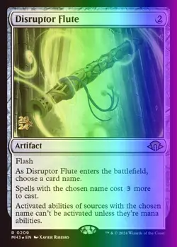 MTG Disruptor Flute (209s/85) Modern Horizons 3 Promos LP FOIL - Image 1