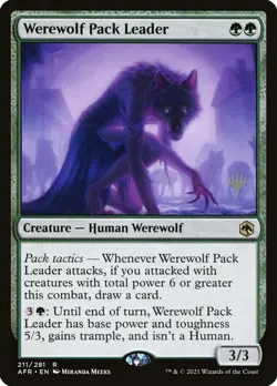 Werewolf Pack Leader (211p/241) Adventures in the Forgotten Realms Promos LP - Image 1