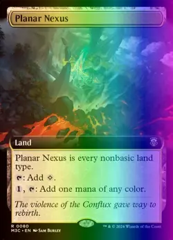MTG Planar Nexus (80r/834) Modern Horizons 3 Commander LP FOIL - Image 1