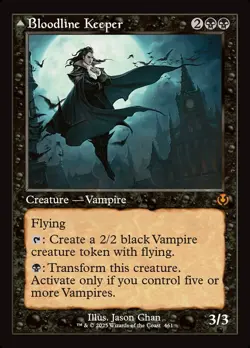 MTG Magic the Gathering Bloodline Keeper (461/612) Innistrad Remastered NM - Image 1