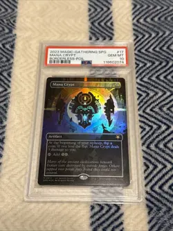 2023 Magic the Gathering Special Guests Mana Crypt foil PSA 10 GEM MT - Image 1
