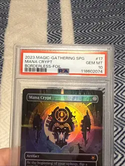 2023 Magic the Gathering Special Guests Mana Crypt foil PSA 10 GEM MT - Image 3
