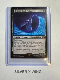 Cecil, Dark Knight x1, MTG, Magic the Gathering, Final Fantasy, FIN, NM - Image 1