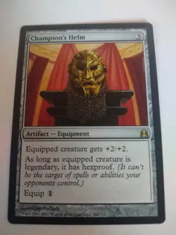 Champion's Helm Commander 2011 MTG Magic - NM - Image 1
