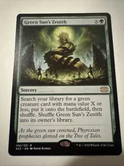 Green Sun's Zenith Double Masters 2022 Regular - Image 1