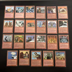 Near Complete Set Magic the Gathering MTG bulk lot fym0 Ice Age 2 - Image 5