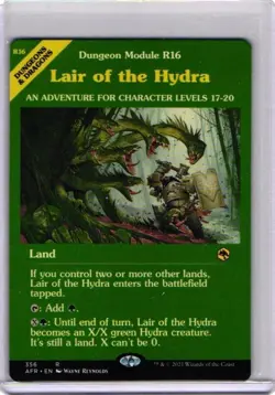MTG Lair of the Hydra (356/518) Adventures in the Forgotten Realms - Image 1