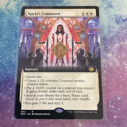 Kayla's Command (REGULAR) x1 - MTG The Brothers' War BRO #302 - Image 1