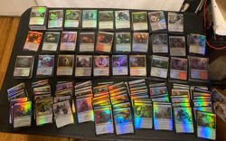 Magic the Gathering 700 Card All Foil, All Strixhaven Lot Common Uncommon Land - Image 1