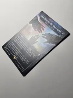 1 x Three Rings for the Elven-Kings LTC 0352 Borderless Mythic magic card lotr - Image 4