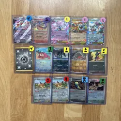 Lot Of 14x Pokemon Cards Mixed Lot Masterballs Stamps Ex - Image 1