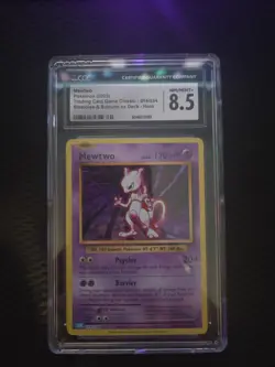 Pokemon TCG Blastoise & Suicune Deck Mewtwo #014/034 GRADED CGC 8.5 - Image 1