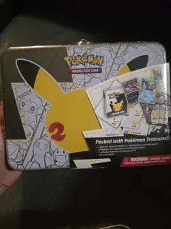 Pokemon 25th Anniversary Celebrations Collector’s Chest Lunch Box Lot Of 3 - Image 2