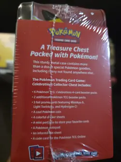 Pokemon 25th Anniversary Celebrations Collector’s Chest Lunch Box Lot Of 3 - Image 3