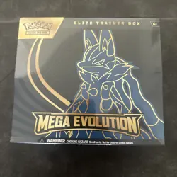 Pokemon TCG Mega Evolution Lucario Elite Trainer Box - ETB - NEW - Sealed promo - Image 1