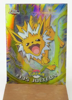 Pokemon Topps Chrome #135 Jolteon Spectra Foil Sharp Corners Cut Error - Image 3