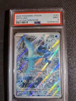 PSA 9 Articuno #161/159 Pokemon Journey Together Illustration Rare Holo 2025 - Image 1