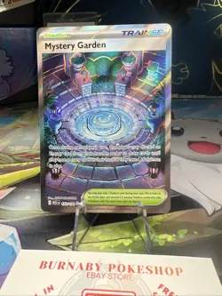2025 Pokemon Mega Evolution MEG EN Mystery Garden Ultra Rare #172/132 - Image 3