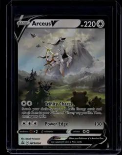 Pokemon TCG Arceus V SWSH204 Sword & Shield Promo NM - Image 1