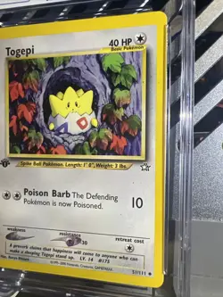 🔥🔥Pokemon WOTC Neo Genesis Togepi 1st Edition CGC 9 COLOR MATCH LABEL - Image 2