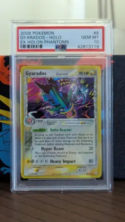 Gyarados Holo #8 2006 POKEMON EX HOLON PHANTOMS PSA 10 - Image 1