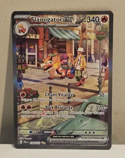 Flamigator Ex 258/193 AR carte Pokemon EV02 Evolutions a Paldea - FR - Neuf/Mint - Image 1