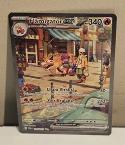 Flamigator Ex 258/193 AR carte Pokemon EV02 Evolutions a Paldea - FR - Neuf/Mint - Image 3