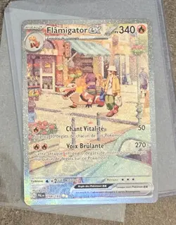 Flamigator Ex 258/193 AR carte Pokemon EV02 Evolutions a Paldea - FR - Neuf/Mint - Image 4