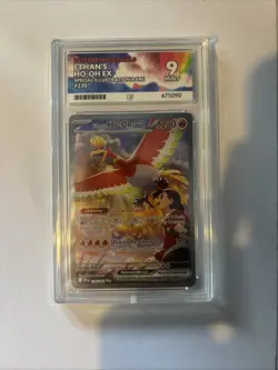 Pokemon TCG - Destined Rivals - Ethan’s Ho-Oh ex - SIR - Graded ACE 9 - 230/182 - Image 1