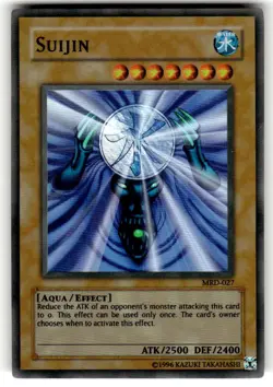 Yu-Gi-Oh! Suijin MRD-027 Metal Raiders Super Rare Unlimited Holo LP Vintage - Image 1