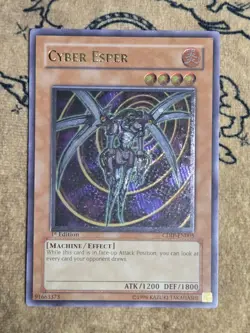 Yugioh Cyber Esper CDIP-EN005 1st Edition Ultimate Rare NM - Image 1