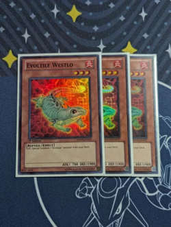 3x Evoltile Westlo PHSW-EN017 Super Rare (NM) - Yugioh Playset - Image 1