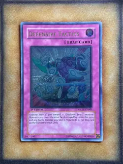 Yugioh Defensive Tactics GLAS-EN083 Ultimate Rare 1st Ed NM - Image 1