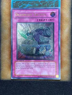 Yugioh Defensive Tactics GLAS-EN083 Ultimate Rare 1st Ed LP - Image 1