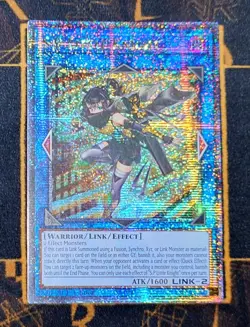 YUGIOH S:P Little Knight (AGOV-EN046) Quarter Century Secret Rare 1st Edition NM - Image 1
