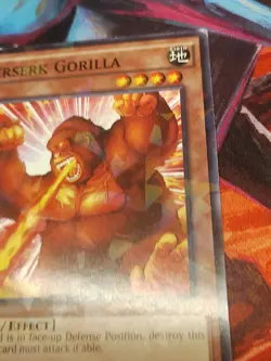 Yugioh! MP Berserk Gorilla - BP03-EN008 - Rare - 1st Edition Moderately Played, - Image 3