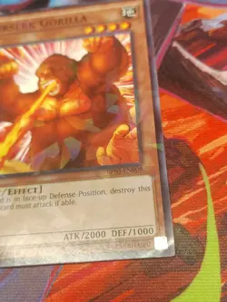 Yugioh! MP Berserk Gorilla - BP03-EN008 - Rare - 1st Edition Moderately Played, - Image 4