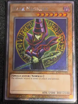 Yugioh! 1x Dark Magician RA03-EN080 Platinum Secret Rare 1st Ed NM - Image 1