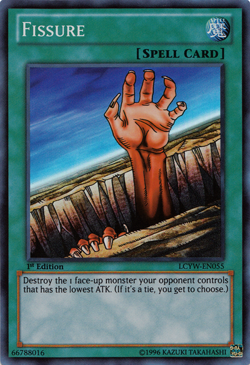 Fissure - LCYW-EN055 - 1st Ed Super Rare NM Yugioh - Image 1