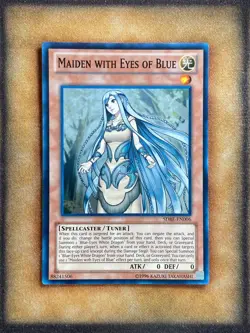 Yugioh Maiden with Eyes of Blue SDBE-EN005 Super Rare NM - Image 1